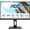 AOC P2 24P2Q LED display 60,5 cm (23.8') 1920 x 1080 Pixel Full HD Nero