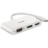 D-Link DUB-V310 replicatore di porte e docking station per notebook Cablato USB 3.2 Gen 1 (3.1 Gen 1) Type-C Bianco