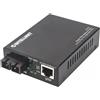 Intellinet 508209 convertitore multimediale di rete 1000 Mbit/s 1310 nm Modalità singola Nero