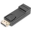 DIGITUS Adattatore DisplayPort - DP - HDMI Type A - Nero