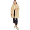 Tommy Hilfiger Parka Donna Windbreaker Impermeabile, Beige (Harvest Wheat), L