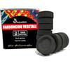 Samsara Carboncini per Incenso Naturale - 33mm Samsara | 100% Vegetali in Legno Puro | Incensi Naturali - Non Tossici | Accensione Rapida e Combustione Pulita | Brucia Incenso Premium | Confezione da 50pz