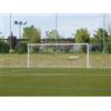 (12V) PORTA CALCIO A 7 IN ALLUMINIO MT 6x2 FISSA CERTIFICATA MM 120X100 + RETE