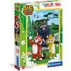 Clementoni Supercolor Leo & Tig 104 pezzi-Made in Italy, bambini 6 anni, puzzle cartoni animati, Multicolore, 27547