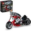 LEGO Technic Motocicletta 2 in 1, Modellino da Costruire, Moto Giocattolo, Idea Regalo, Giochi per Bambini e Bambine dai 7 Anni in su 42132