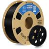OVERTURE Filamento Nylon 1.75mm, Poliammide (PA) 1kg Bobina(2.2lbs), Precisione Dimensionale +/- 0.03 mm, per Stampante 3D, Nero