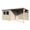 Decor et Jardin CASETTA IN LEGNO PARADIS Dimensioni 476x256 H 210 cm - pareti 19mm