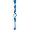 HIP HOP, Collezione Kids Fun, Orologio Bambini Blue Paint, con Cinturino Intercambiabile in Silicone e Tessuto, Pratica Chiusura, Indici Blu, Sfere Blu e Azzurra, Cassa 28 mm, Movimento al Quarzo