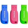 SanDisk Cruzer Blade 16GB unità flash USB tipo A 2.0 Blu, Verde, Rosa
