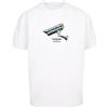 Mister Tee CCTV Oversize Tee, T-shirt, Uomo, Bianco (White), M