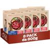 PURINA ONE Mini Small Crocchette per Cani Adulti Ricco in Manzo 8 Sacchi da 800g