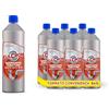 Fulcron Sgorgante Tubature, Stura Scarichi Rapido e Sicuro, Disotturante per Ogni Tipo di Residuo, Formula Disgorgante Adatta a WC, Lavabi, Doccia e Bidet, 6 x 1L