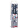 Bosch Accessories 2608577296 HSS PointTeQ (12,8 x 101 x 151 mm) - Set da 5 Pezzi di Punte Elicoidali per Trapano per Metallo, Acciaio, Fusione o Plastica, Grigio (Argento), Ø 12.8 mm