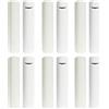 Ajax System Kit 6 contatti rilevatori magnetici Ajax DoorProtect Plus Jeweller bianco