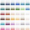 Samulee 36 Colori Mini Nappine Colorate Set, 180 Pezzo Nappe Ciondolo, 13cm Nappe Colorate per Orecchini fai da te Collane Gioielli Segnalibri, Decorazione Domestica, Vestiti, Borse