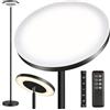OUTON Lampada da Soffitto a LED Dimmerabile, Doppia Illuminazione Laterale, Lampada da Terra per Soggiorno, 34 W, Lampada da Terra con Telecomando e cCntrollo Touch, 4 Temperature di Colore per Camera