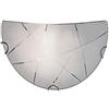 Trio Leuchten SANDRINA APPIQUE VETRO GRANIGLIA CM.30 E27 40W