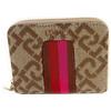 LIUJO Portafogli Logato, Donna, Nero, Pelle, WALLET, Portafoglio, Moderno, Tri-fold, Logo, Ripiegabile in tre, 3 tasche, 6 slot per carte, Tessuto, Cerniera