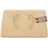 SoNiT home decor SONIT - Tappeto Scendiletto Beige 50x80 cm, Morbido per Camera da Letto e Salotto, Antiscivolo Assorbente per Interni, Tappeto Moderno e Lavabile per Uso Quotidiano