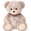 Uni-Toys - Teddy super morbido (marrone chiaro) - 24 cm (altezza) - Orsacchiotto - Peluche peluche - Te-00201