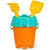 Legami - Secchiello Spiaggia Bambini, Set da Spiaggia con Secchiello, Paletta, Rastrello, Formine, Gioco da Spiaggia per Bambini, Ragazzi, Adulti