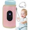 PHASZ Scaldabiberon per bambini, scalda latte portatile con display LCD, scalda latte, controllo accurato della temperatura, funzione di memoria per riscaldare latte, latte materno, formula Phasz