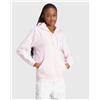 Adidas Felpa con cappuccio Essentials 3-Stripes French Terry Regular Full-Zip Rosa Donna