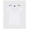 EA7 Emporio Armani EA7 T-shirt girocollo Logo Series in misto cotone organico ASV Bianco Donna