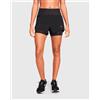 Nike Shorts da running 2-in-1 a vita media con tasche 8 cm Nero Donna