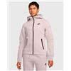 Nike Tech Fleece Windrunner Felpa Con Cappuccio Full Zip Rosa Donna