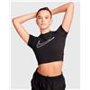 Nike Sportswear Cropped T-Shirt Nero Donna