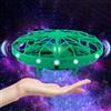 WDJLNZB Flying Orb Hover Ball, LED Flying Spinner Boomerang Orb Sfera Volante, Fly UFO Mini Drone per Bambini, Regalo Drone Giocattolo Bambino Interno ed Esterno (Verde)