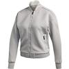 adidas W Hike Fleece Giacca da donna, Donna, giacca, GD1157_XS, Grimet, XS