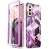 i-Blason Cosmo - Custodia protettiva per Samsung Galaxy S22 5G (2022), da 6,1 pollici, colore: marmo viola