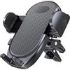 Giftorld Supporto per bocchetta dell'aria dell'auto, clip ultra stabile, facile da usare, rotazione a 360°, compatibile con iPhone tutte le serie e altri cellulari da 4-7 pollici.