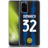 Head Case Designs Licenza Ufficiale Inter Milan Federico Dimarco 2023/24 Giocatori Home Kit Custodia Cover in Morbido Gel Compatibile con Samsung Galaxy S20+ / S20+ 5G