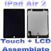 Apple LCD + Touch Assemblato per iPad 2 Air Nero Grado A+ A1566