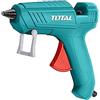 Total Tools - Pistola adesiva per cavi con potenza di 100 W | Riscaldamento rapido | Diametro 11,2 mm | Ideale per falegnameria e artigianato | Include 2 bastoncini di colla