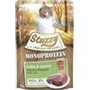 Stuzzy, Monoprotein Grain & Gluten Free, Cibo Umido Completo per Gatti Adulti con Vitello, in Patè - (20 Buste da 85g)
