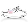 Thomas Sabo anello da donna freccia opale pietra color rosa brillante argento sterling 925 TR2345-166-7
