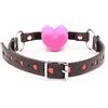 BONDAGERIE® Gàgbàll a forma di cuore, vari colori Rosa