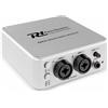 Power Dynamics PDX25 - Interfaccia Audio Stereo, Interfaccia Audio Digitale/Analogica, 2 x Ingresso XLR, 2 x Ingresso Jack 6,3 mm, Uscita RCA Stereo, Connettore USB, Ingresso Cuffie