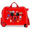 Disney Mickey Shape Shifter - Valigia per bambini, multicolore, 50 x 39 x 20 cm, rigida ABS, chiusura a combinazione laterale, 34 l, 3 kg, 4 bagaglio a mano