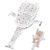 WELLXUNK Cuscino Bagnetto Neonato Universale, Tappetino da Bagno per Neonati, Rete Bagnetto Sedile Bagnetti, Bagnetto Supporto Sedile Regolabile, Tappetino per il bagnetto Neonato, per Bambino 0-3 anni
