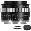 TTArtisan 23 mm F1.4 APS-C - Obiettivo di messa a fuoco manuale per Panasonic/Olympus MFT M4/3 Mount epm1 emp2 E-PL1 E-PL2 E-PL3 E-PL5 E-PL6 G2 G3 G5 G6 G7 G9 GH1 GH2 GH3 GH4 GH5 Nero e Argento