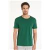 Tezenis T-shirt In Cotone Con Taschino Uomo Verde