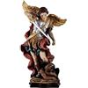DRW Figura Arcangelo San Michele Resina dipinta a mano 30 cm