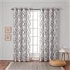 Exclusive Home coppia di tende con occhielli, per finestra tenda a pannello, poliestere, Blu, 213 x 137 cm