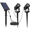 LUMI JARDIN Faretti solari a doppio link 200LM 2x ROUNDY
