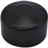 SKIR'CO (20 pezzi) Tappi per pali di recinzione, rotondi, 60 mm, in plastica nera, per pali di recinzione rotondi, coperture per pali di recinzione, colore nero RAL 9005